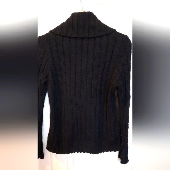 Lady Hathaway jacket sweater size Small, black - Picture 2 of 3